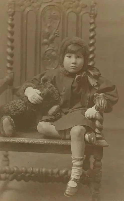 Barbara Strachey as a child