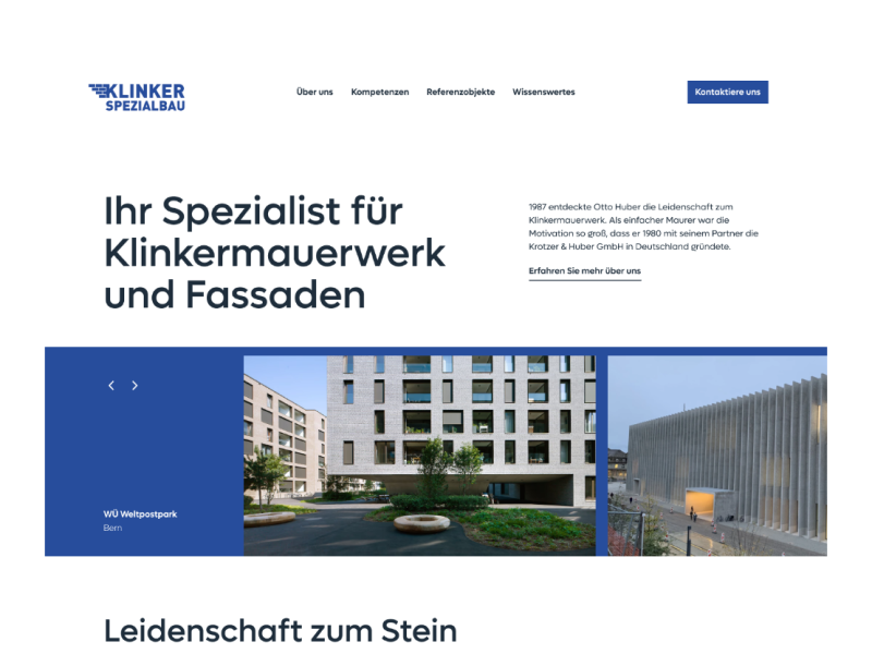Startseite Klinker Spezialbau