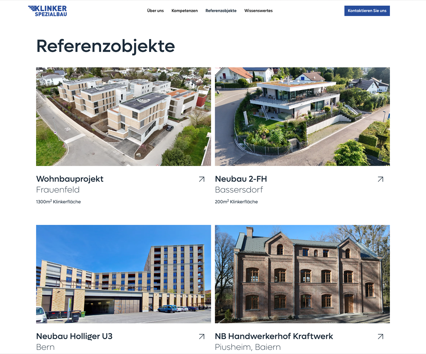 Referenzobjekte Übersicht