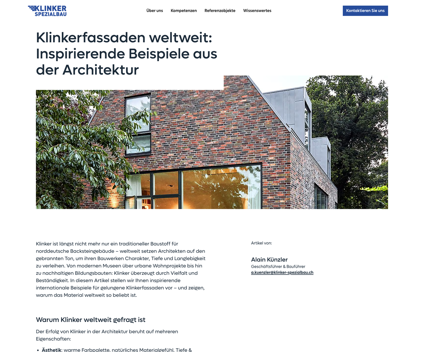 Wissenswertes