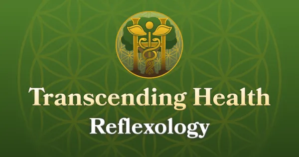 Foot reflexology session at Transcending Health in Charlottesville