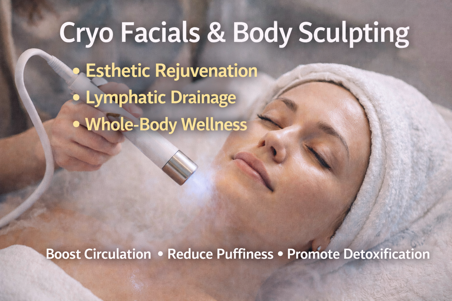 Cryo Facials and Body Sculpting: How Cold Therapy Enhances Esthetics, Lymphatic Drainage, and Whole-Body Renewal