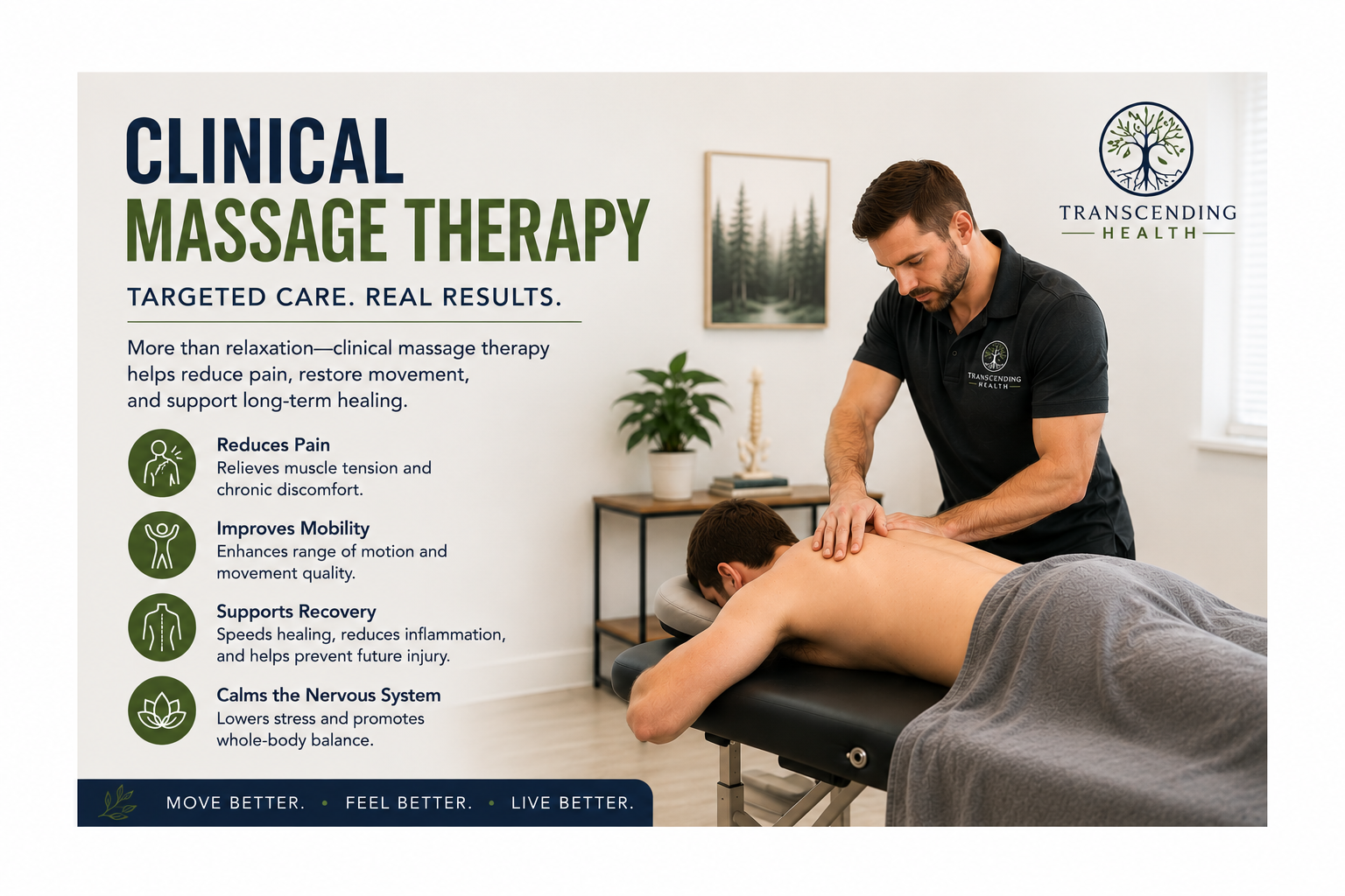 What Is Clinical Massage Therapy? How Therapeutic Bodywork and Deep Tissue Massage Help Reduce Pain, Improve Movement, and Support Recovery