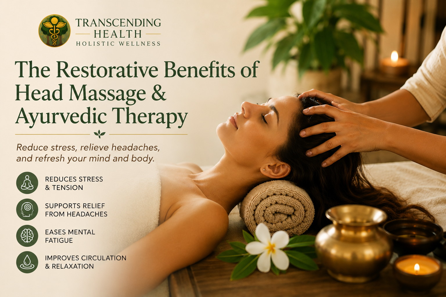 The Restorative Benefits of Head Massage & Ayurvedic Therapy