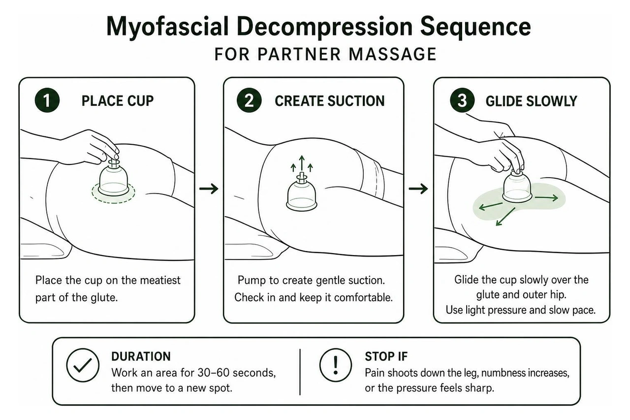 Myofascial decompression sequence for partner massage Myofascial decompression sequence for partner massage