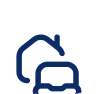House icon representing remote-first flexibility.