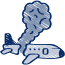 Aviation insurance coverage icon