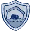 Real estate insurance protection icon