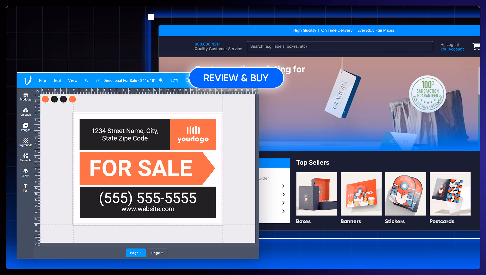 Simplified customization tools that empower users to easily personalize print products with intuitive design features.
