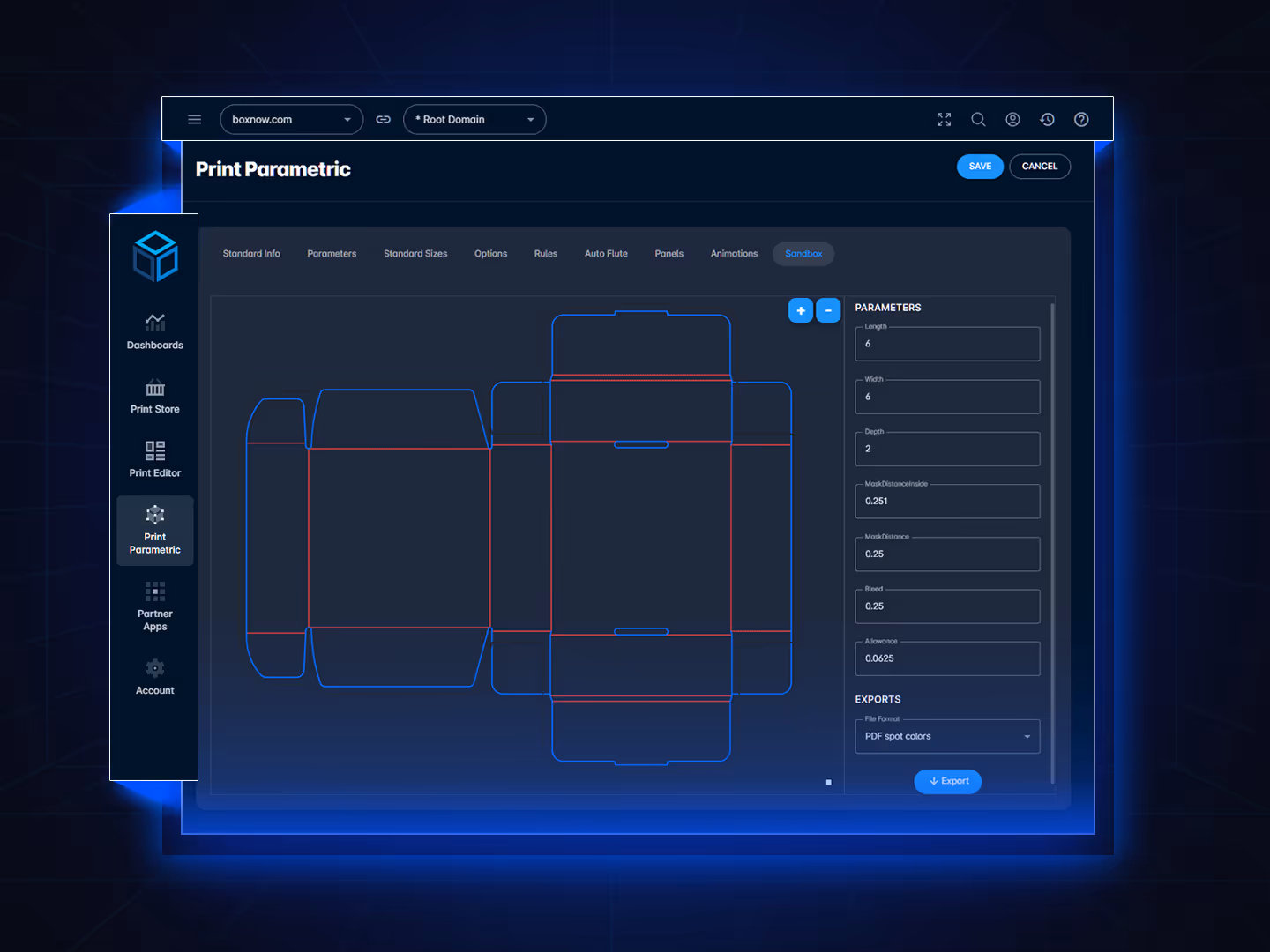 Interactive design playground with drag-and-drop components used for feature testing and layout experimentation.
