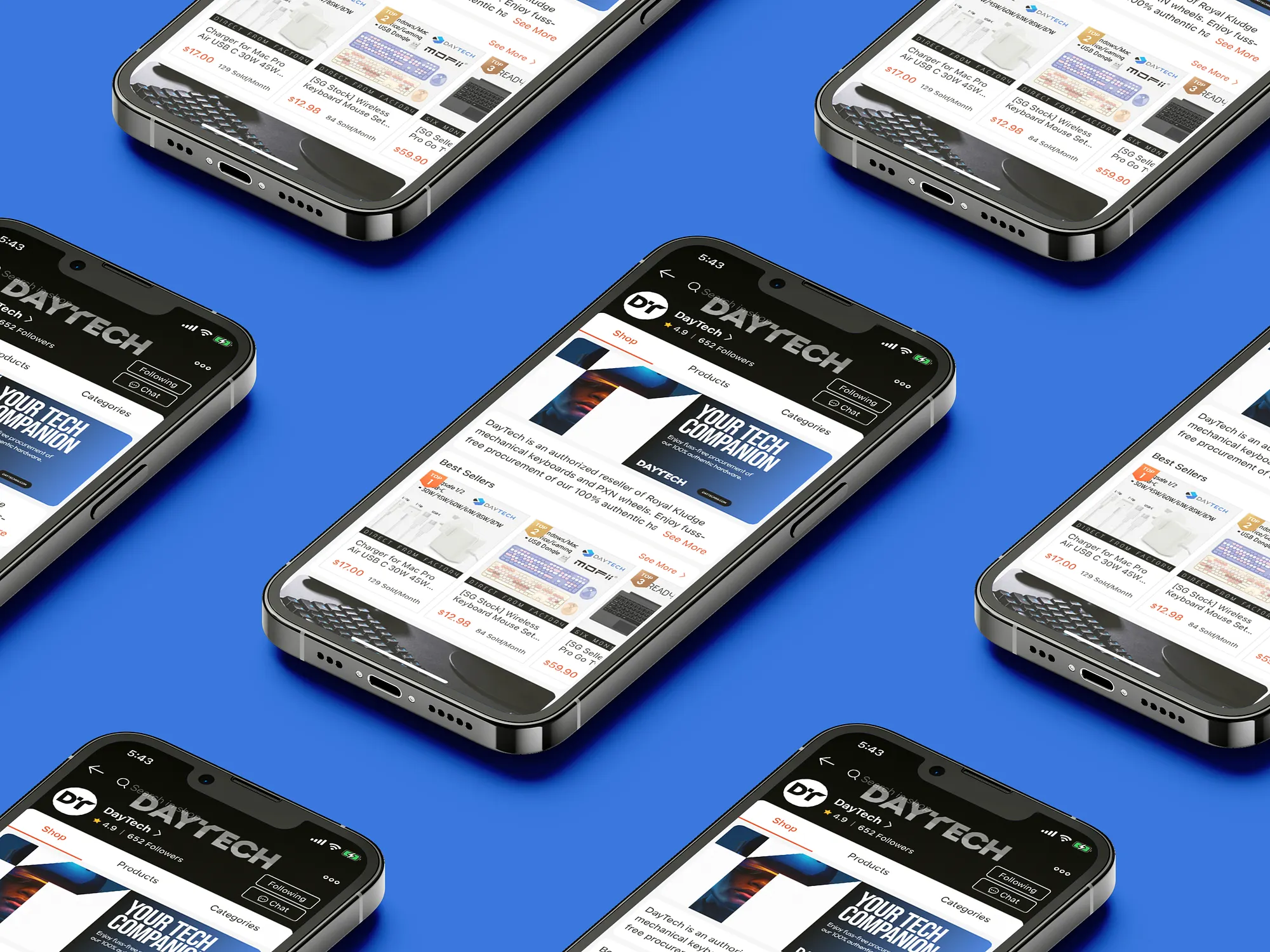 DayTech marketplace banner