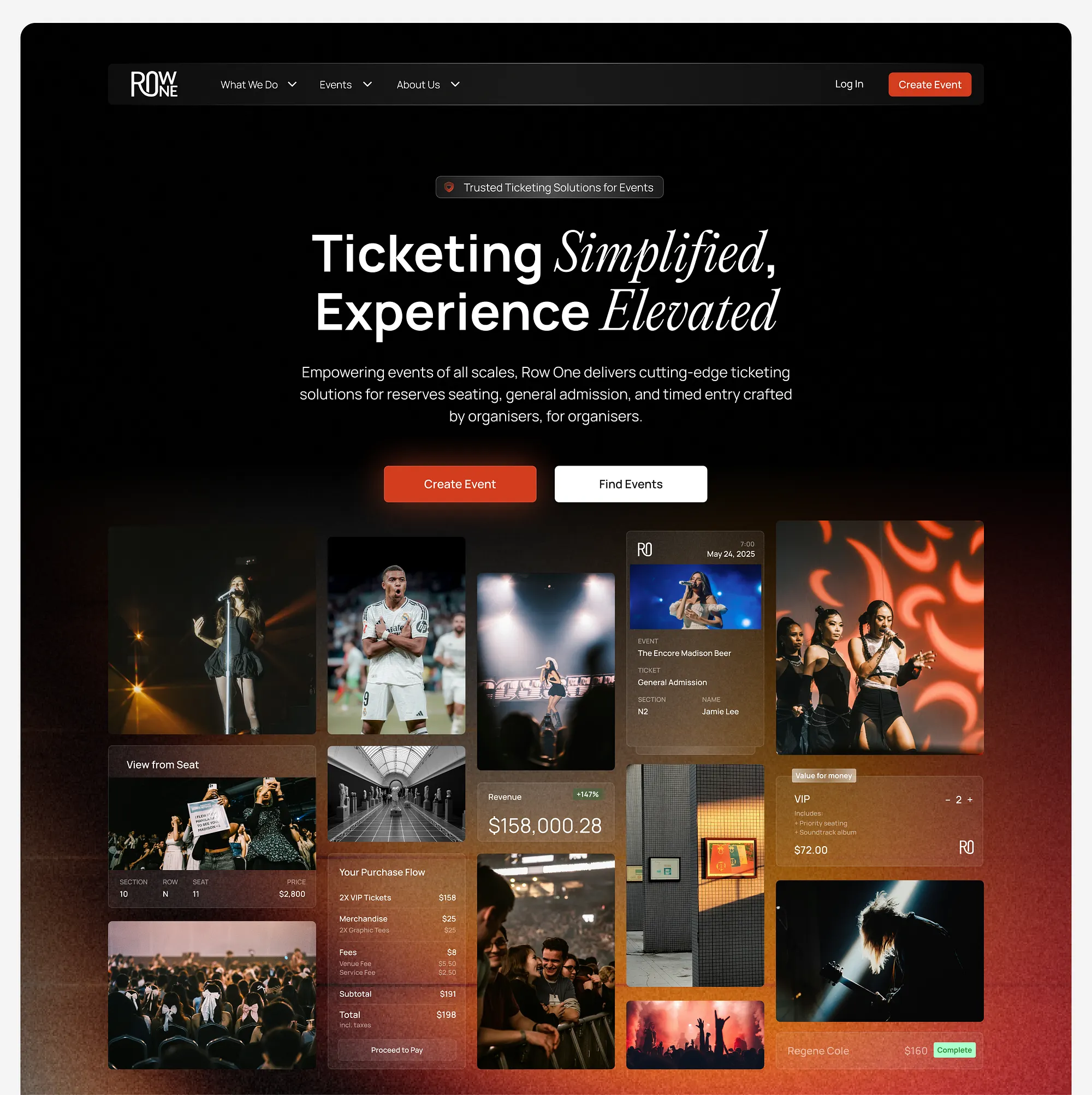 Row One Asia Homepage