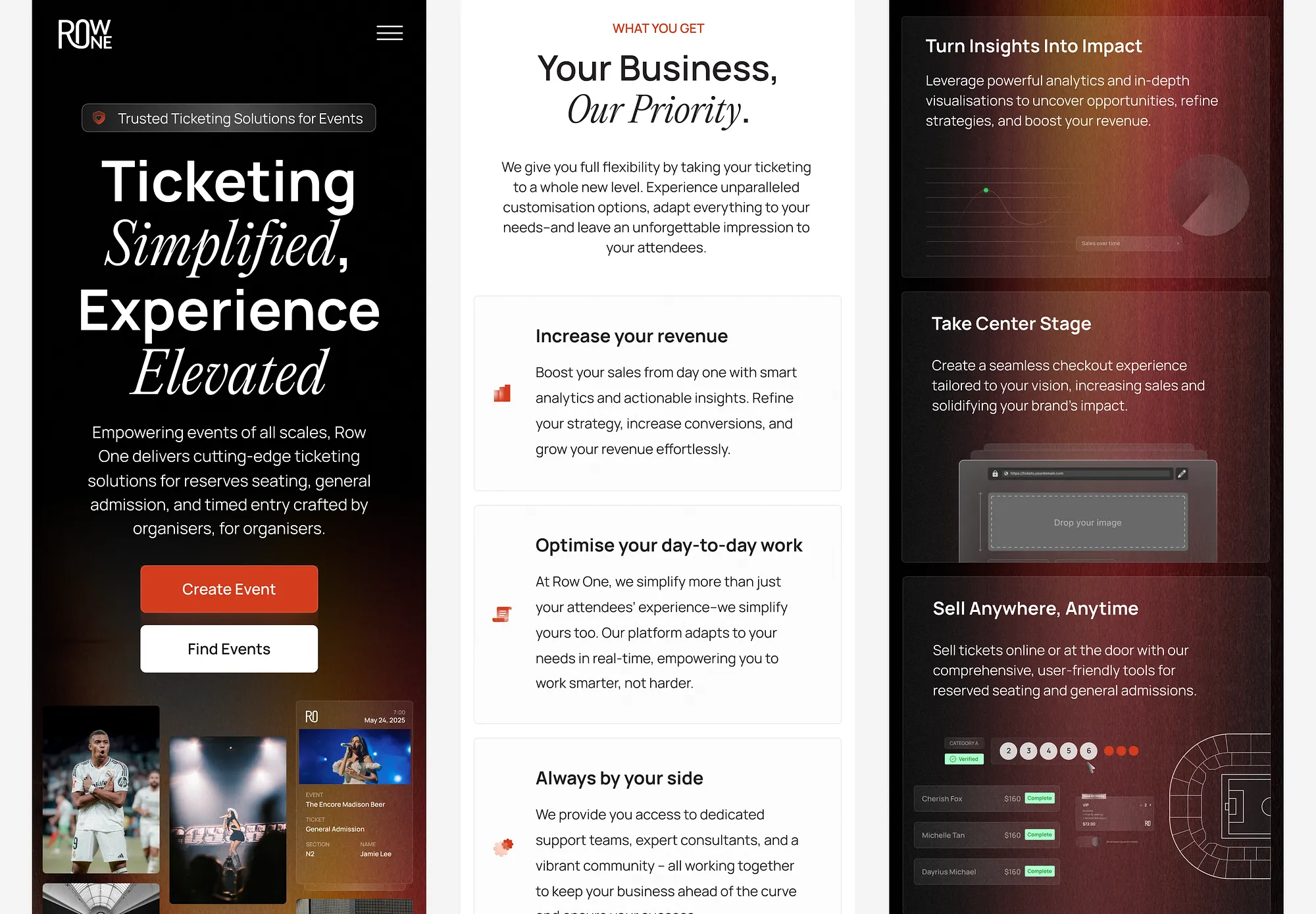 Row One Asia Homepage Mobile