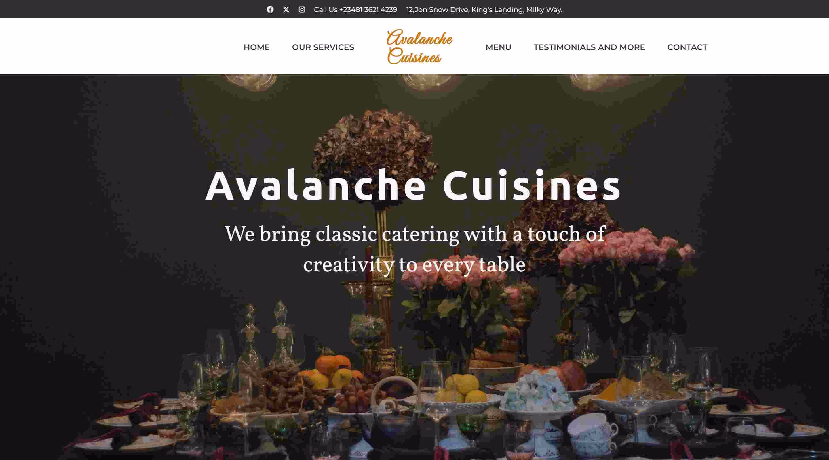 Avalanche Cuisines