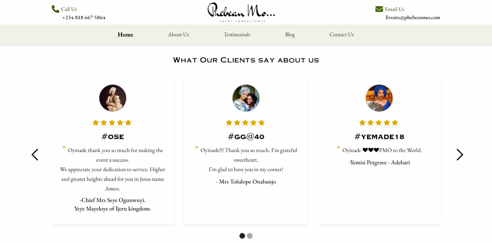 Website image