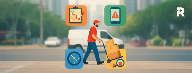 Many delivery people waste time (and money) due to invisible errors such as planning routes without tools, not recording incidents on the spot or ignoring downtime. These daily failures have a direct impact on the efficiency of each day. With Routal Drivers, you can avoid them and optimize your delivery from your mobile phone.