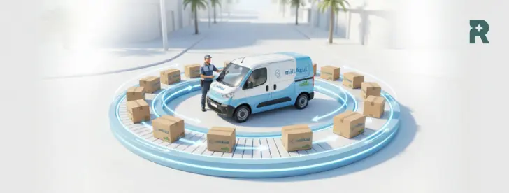 En 2026 la logística inversa exige control de capacidad y rutas mixtas. Descubre cómo integrar entregas y recogidas para ser rentable y circular.