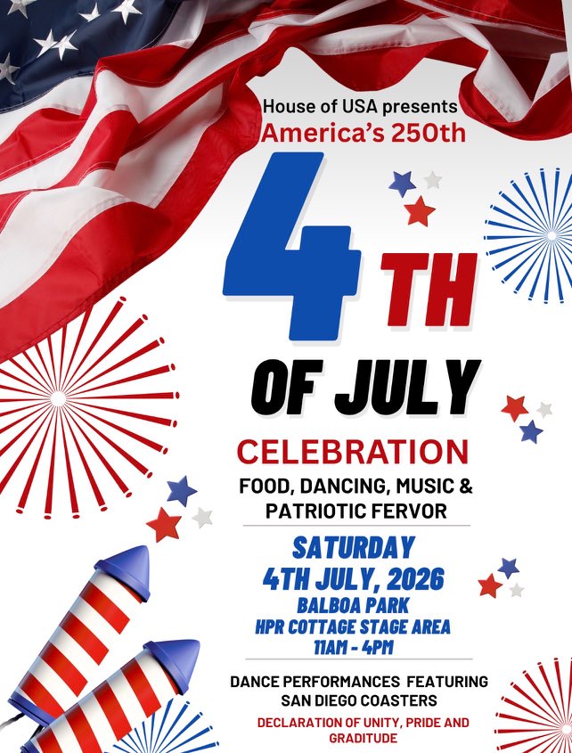 4th of July / 250th Anniveersary Lawn Program - Declaration of Unity
