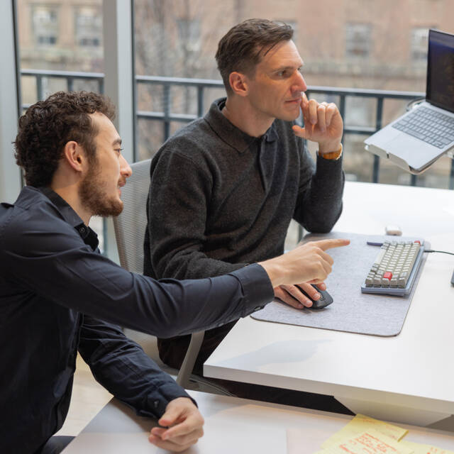 People in a meeting