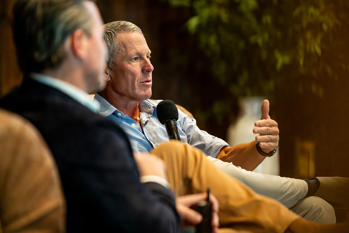 Lance Armstrong fireside chat at Innovative 50