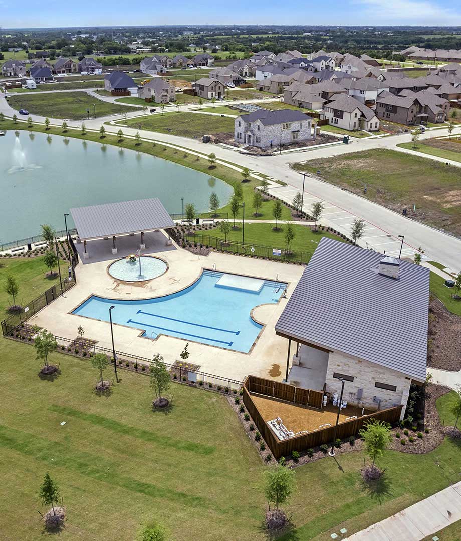 PMB's Edgewater community in Fate, TX