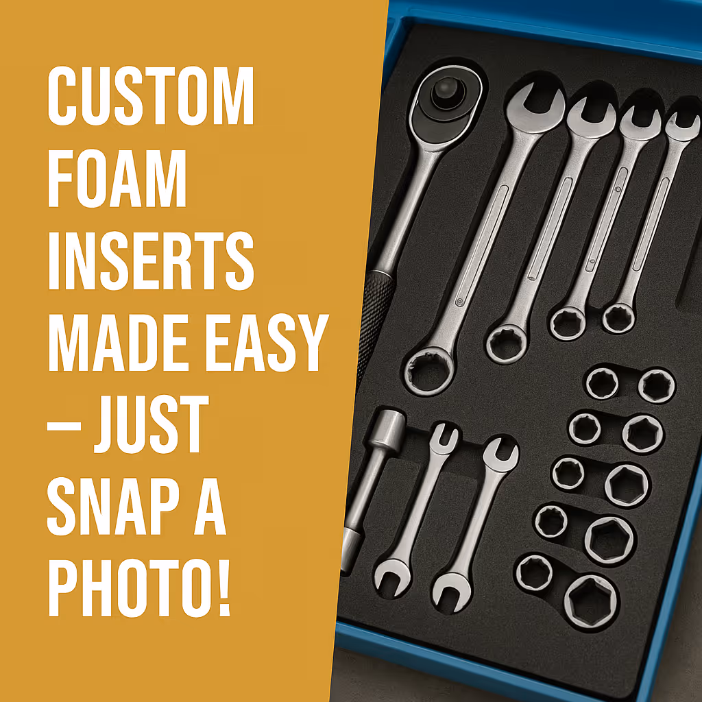 Custom Foam Inserts Made Easy – Just Snap a Photo