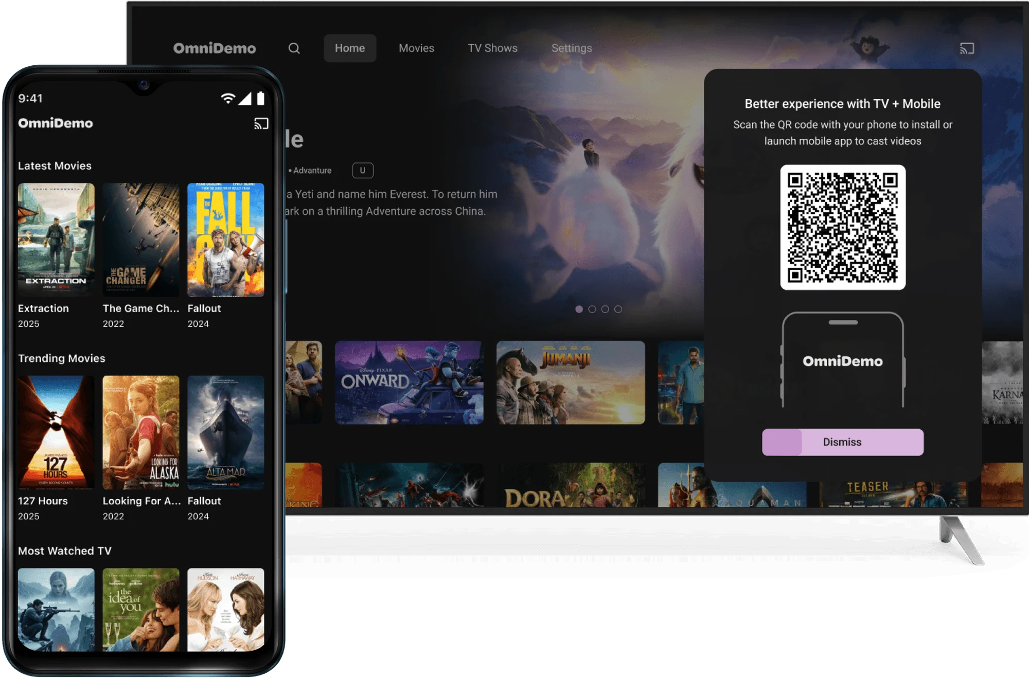 TV to Mobile Install