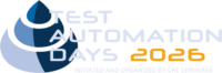 Test Automation days logo for test automation days 2026 conference listing