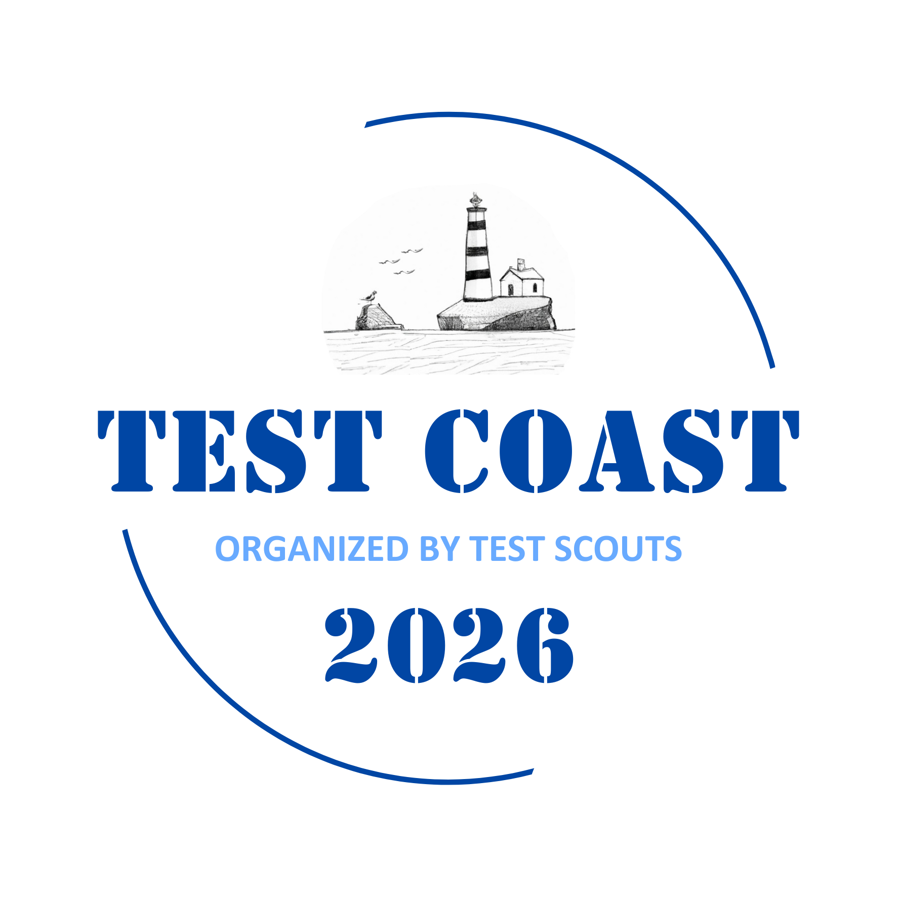 Test Coast logo for Test Coast 2026 conference listing