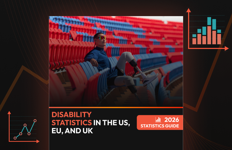 Promotional image for the PLUS QA 2026 Disability Statistics Guide