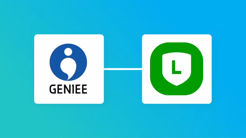 GENIEE SFA/CRMとLINEの連携イメージ