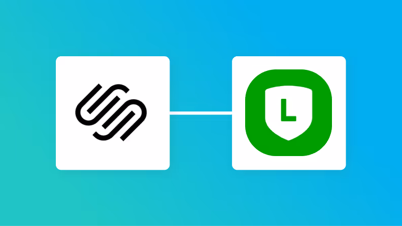 SquarespaceとLINEの連携イメージ