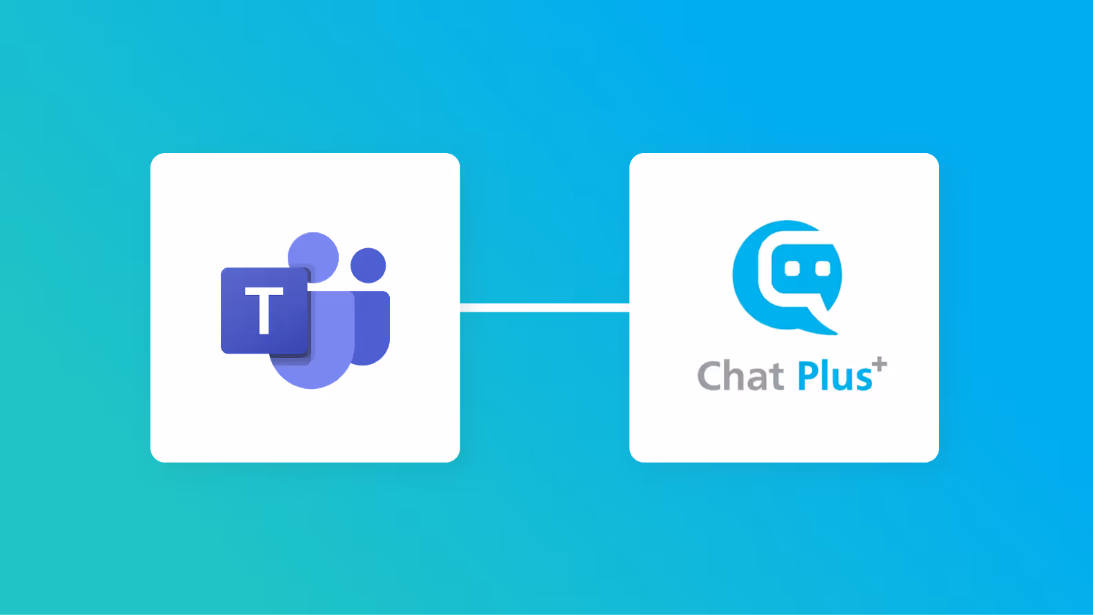 Microsoft TeamsとChat Plusの連携イメージ