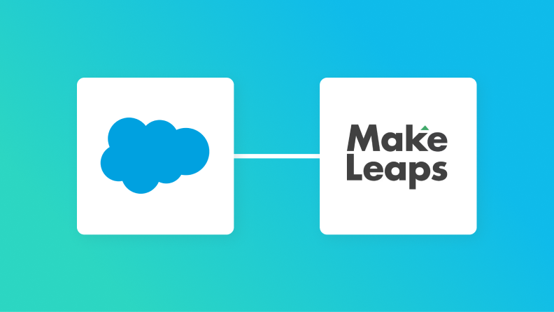 SalesforceとMakeLeapsの連携イメージ