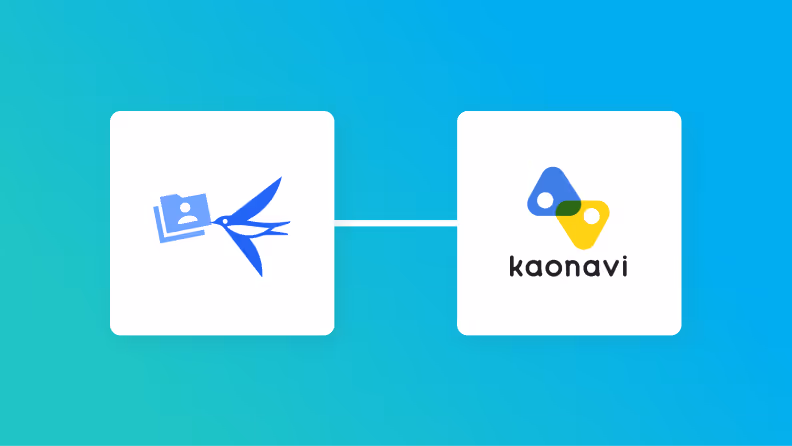 freee人事労務とカオナビの連携イメージ