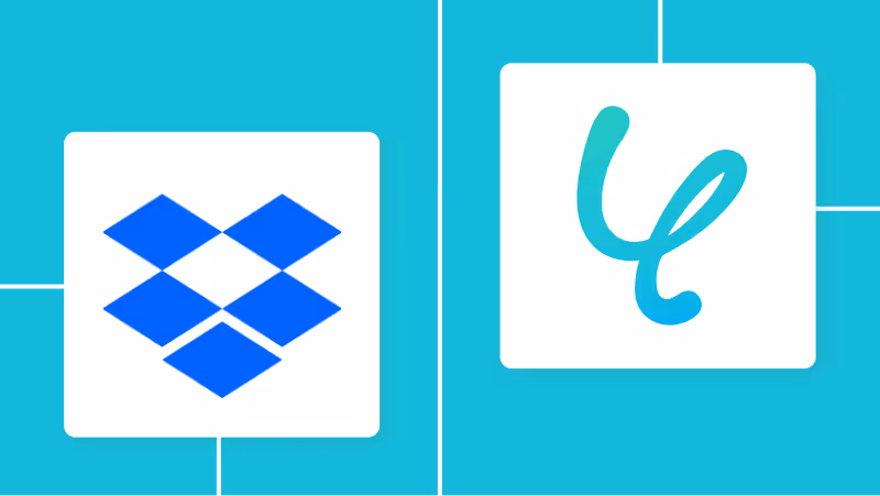 DropboxとYoomの連携イメージ
