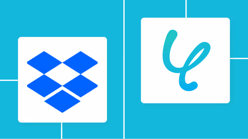 DropboxとYoomの連携イメージ