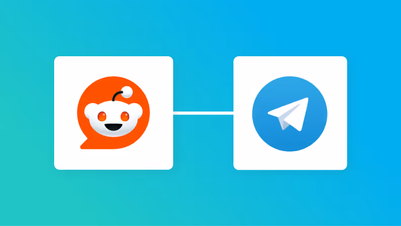 RedditとTelegramの連携イメージ