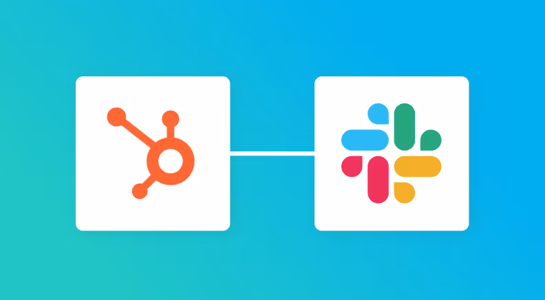 HubSpotとSlackの連携イメージ