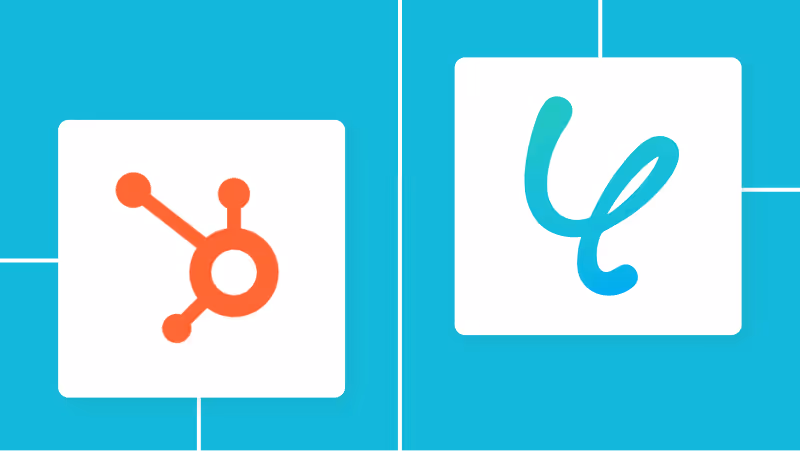 HubSpotとYoomの連携イメージ