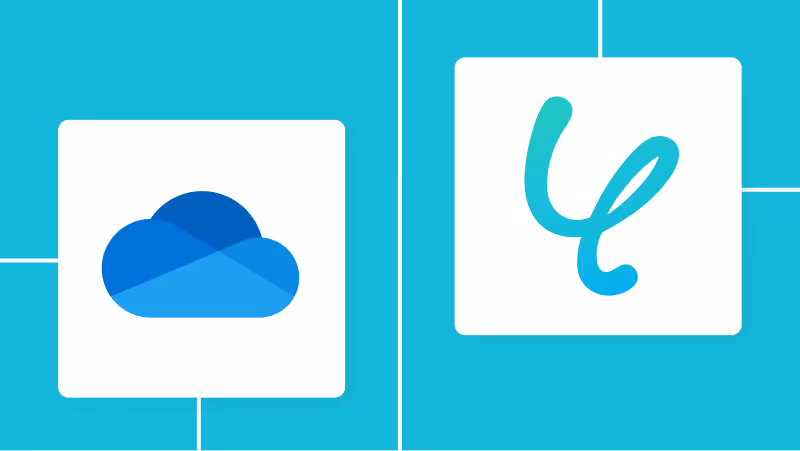 OneDriveとYoomの連携イメージ