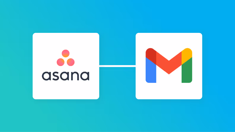 AsanaとGmailの連携イメージ