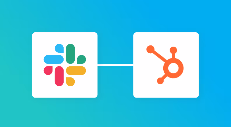 SlackとHubSpotの連携イメージ