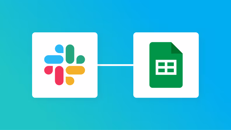 SlackとGoogle スプレッドシートの連携イメージ