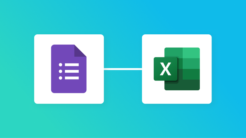 Microsoft ExcelとGoogleフォームの連携イメージ