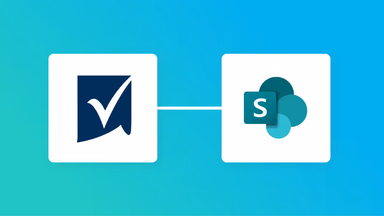 SmartsheetとMicrosoft SharePointの連携イメージ