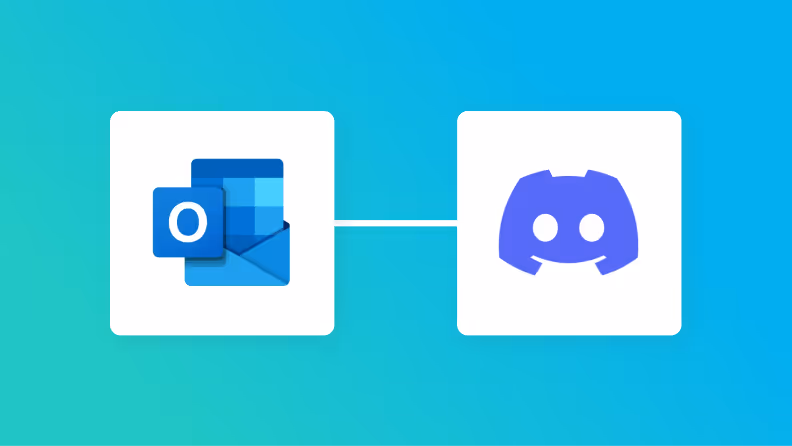 OutlookとDiscordの連携イメージ