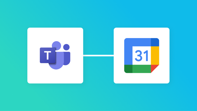 Microsoft TeamsとGoogleカレンダーの連携イメージ