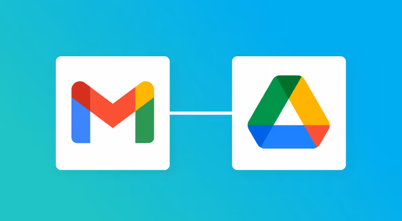 GmailとGoogle Driveの連携イメージ