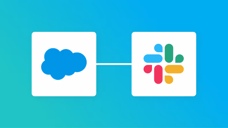 SalesforceとSlackの連携イメージ